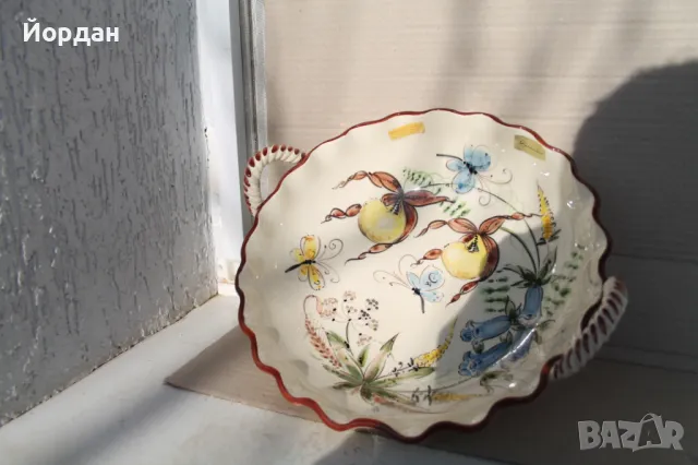 Немска керамична купа за плодове, снимка 4 - Колекции - 48394149
