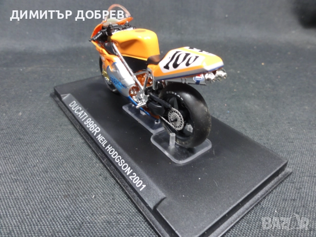 1/24 МАЩАБЕН МОДЕЛ МОТОЦИКЛЕТ МОТОР DICATI 996R, снимка 4 - Колекции - 51934130