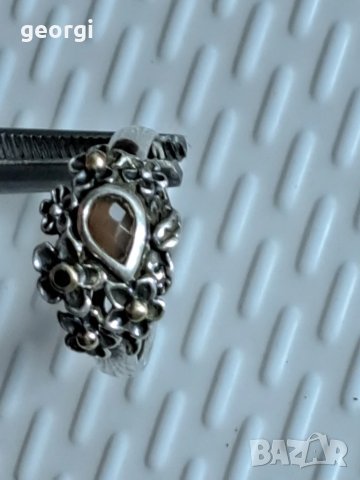 пръстен Пандора с лунен камък и злато , снимка 8 - Пръстени - 51160272