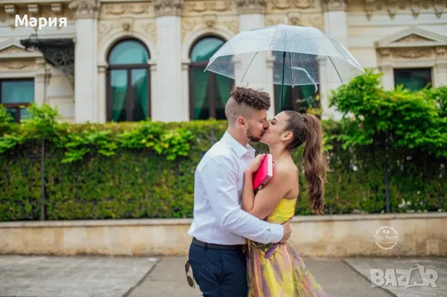 Прозрачен чадър подходящ за сватба / абитуриентски бал / рожден ден, снимка 3 - Други - 50411088