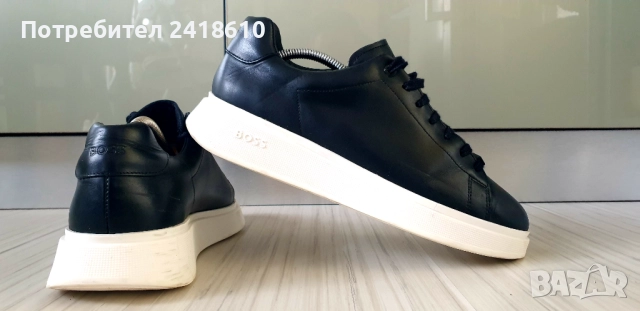 Hugo Boss Leather Mens Size 41/26см ОРИГИНАЛ! Мъжки спортно - елегантни обувки естествена кожа!