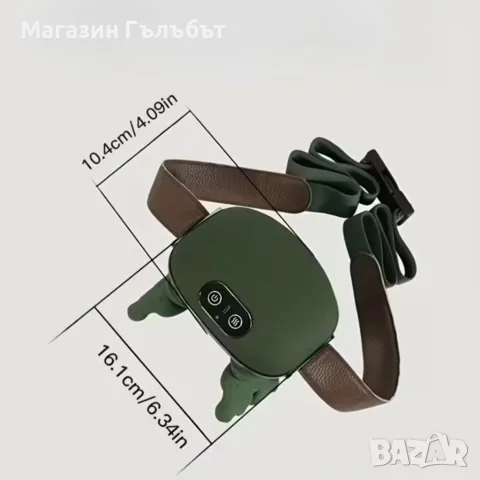 Масажор за врат и рамене с топлина, USB зареждане - 4D масаж, снимка 5 - Масажори - 56104154