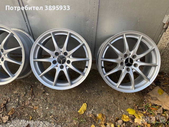 Оригинални джанти на Mercedes - Benz 17”, снимка 3 - Гуми и джанти - 52506672