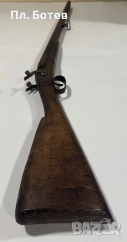 Стара двуцевна капсулна пушка, снимка 4 - Антикварни и старинни предмети - 54140081