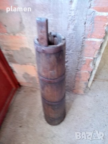 Стара буталка за биене на масло, снимка 2 - Антикварни и старинни предмети - 31755558