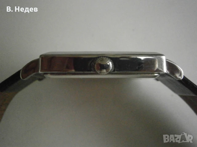 НОВ Q&Q, quartz 38mm x 38mm; височина 6,8мм!, снимка 4 - Мъжки - 50493066