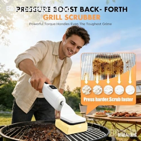 Нова Четка за барбекю без косми за електрически и BBQ грил скара почистване, снимка 2 - Други стоки за дома - 54042443