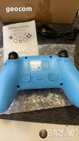 Wireless Controller for PS5 Dual Vibration (Син,Чисто нов), снимка 2 - Аксесоари - 56093223