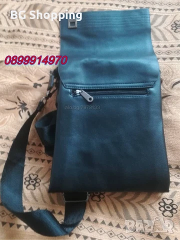 Мъжка чанта с твърди прегради и дълга дръжка, снимка 3 - Чанти - 50982943