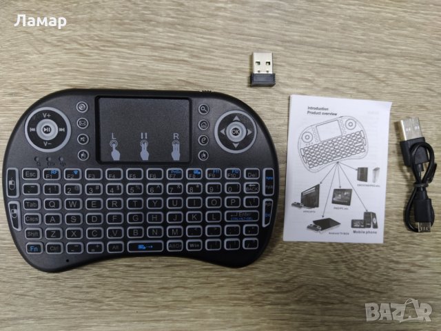 Безжична мини блутут клавиатура с тъчпад за PC, Android, Smart TV, TV box, снимка 4 - Друга електроника - 31339824