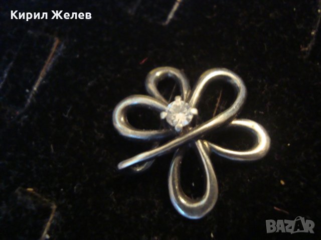 СРЕБЪРЕН ФЛОРАЛЕН ПЕНДАНТ СРЕБРО 925 ВИСУЛКА с ЦИРКОН 19525, снимка 5 - Колиета, медальони, синджири - 31576135
