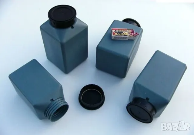 Германска Пластмасова КУТИЯ с капачка на винт Контейнер 1 и 1,5 л тип Буркан за Съхранение БАРТЕР, снимка 4 - Друго търговско оборудване - 47766627