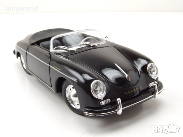 Porsche 356A Speedster - мащаб 1:24 на Welly моделът е нов в кутия, снимка 8 - Колекции - 43624313