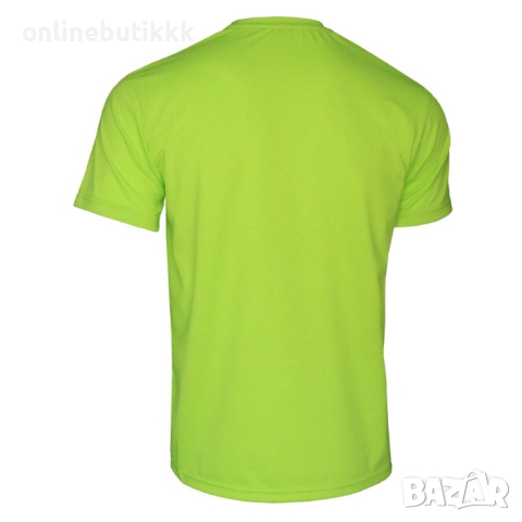 Памучна тениска в зелен цвят, снимка 2 - Тениски - 44616417