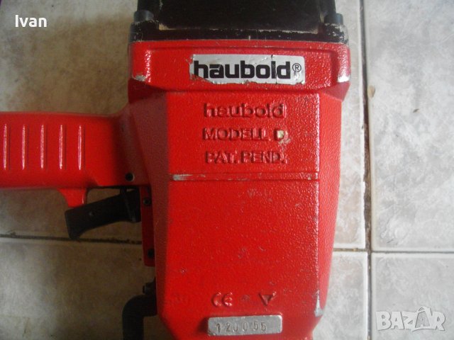 65мм-120мм Строителен Голям Пневматичен Немски Такер-6кг-HALBOLD PN91120D-Made in GERMANY-Почти Нов, снимка 14 - Други инструменти - 40505275