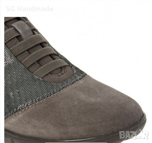 Geox НОВИ кецове с дишаща подметка, сиви, естествен набук, 36 номер, снимка 8 - Дамски ежедневни обувки - 33748195