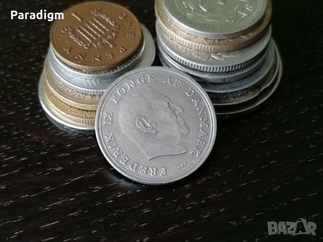 Монета - Дания - 1 крона | 1971г., снимка 2 - Нумизматика и бонистика - 29161027