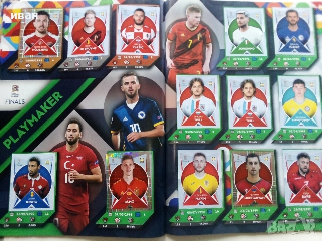 Албум със стикери "UEFA NATIONS LEAGUE FINALS" TOPPS, снимка 7 - Колекции - 52477761
