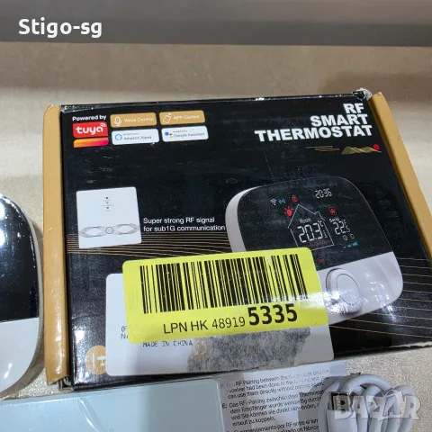 Нов Безжичен Смарт Термостат Tuya RF Smart Thermostat (WiFi / Sub1G), снимка 4 - Смарт домашни устройства (Smart Home) - 55944439