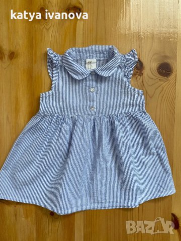 бебешка рокля h&m, снимка 5 - Бебешки рокли - 40790015