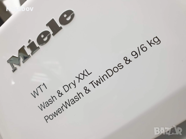 XXL 9кг/6кг Miele WT1 Пералня със Сушилня TwinDos Миеле 12м Гаранция, снимка 3 - Перални - 52946283