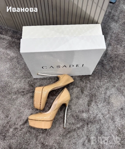 Оригинални дамски обувки CASADEI, снимка 3 - Дамски обувки на ток - 52771822