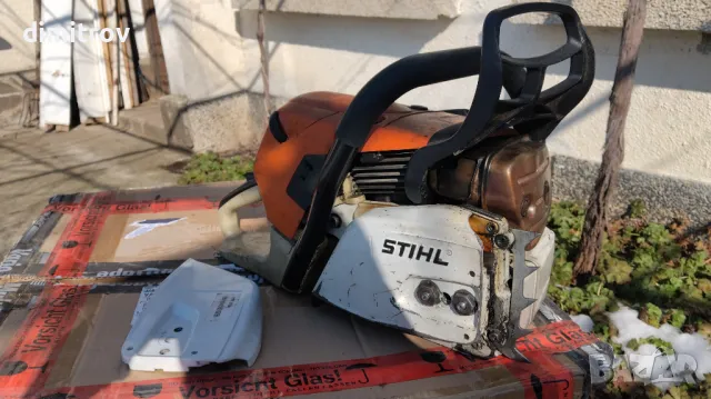 Щил 441 бензинова резачка STIHL MS 441, снимка 4 - Градинска техника - 49360263