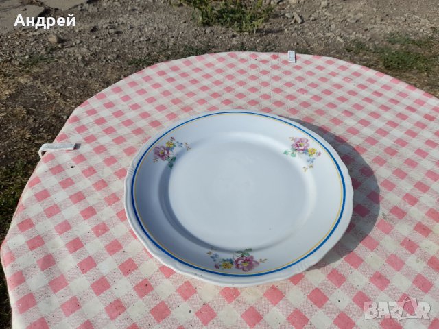 Стара порцеланова чиния #10, снимка 2 - Антикварни и старинни предмети - 33951297