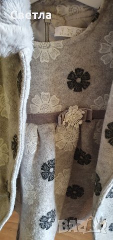 Детска рокля с палто, снимка 7 - Детски рокли и поли - 42291511