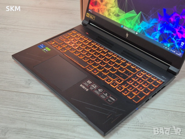 НОВ i7-14650H|RTX4060|32RAM|1TB SSD|WUXGA IPS 180Hz acer nitro 5 лаптоп laptop ацер gaming гейминг, снимка 3 - Лаптопи за игри - 52745994