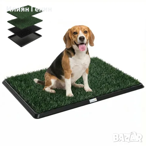 PawHut Тоалетна за кучета 76 x 50,5 см, снимка 7 - За кучета - 56110101