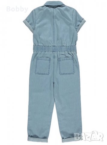 НОВ дънков гащеризон GEORGE, 8-9 години, снимка 3 - Детски панталони и дънки - 28130532