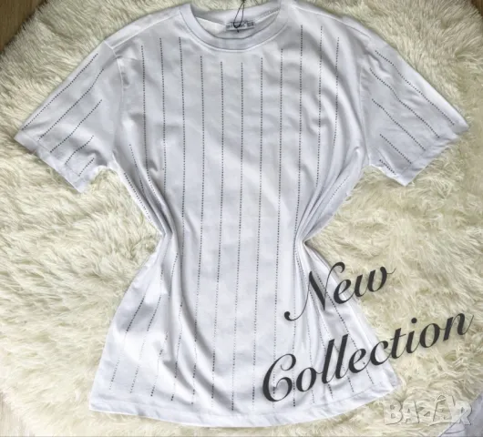 памучни дамски тениски , снимка 2 - Тениски - 50334121