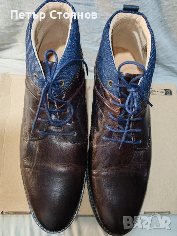 Стилни мъжки кларкове от естествена кожа OLIVER JACOB №44, снимка 2 - Мъжки боти - 54217908