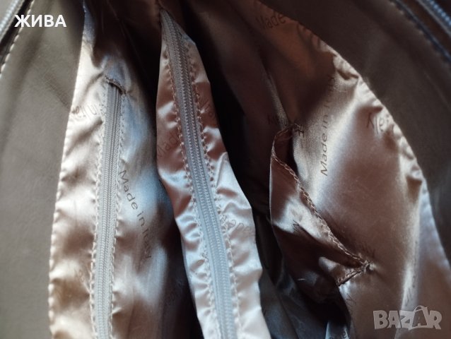 ЗА ЦЕНИТЕЛИ Естествена кожа италианска дамска чанта, снимка 7 - Чанти - 38080041