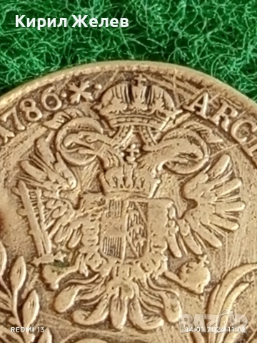 Сребърна монета 20 кройцера 1786г. Йозеф втори Австрия за КОЛЕКЦИЯ 52918, снимка 6 - Нумизматика и бонистика - 53094204