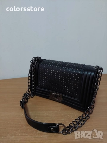 Луксозна Черна чанта/VL71Z, снимка 3 - Чанти - 42813569