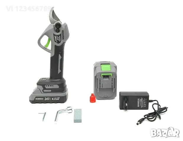 Акумулаторна лозарска ножица HAWEK 24V 4AH, снимка 2 - Градински инструменти - 50817986