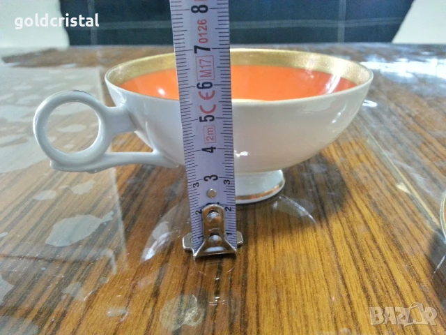 стар немски порцелан чаша за чай кафе, снимка 5 - Антикварни и старинни предмети - 18594164