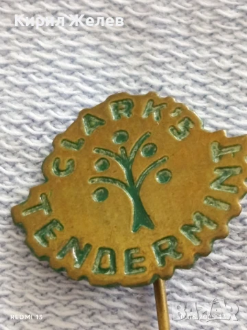 Пет значки стари редки от соца LOKAVIT,CLARKS,VAN HOUTEN за КОЛЕКЦИЯ ДЕКОРАЦИЯ 28692, снимка 6 - Колекции - 50847437