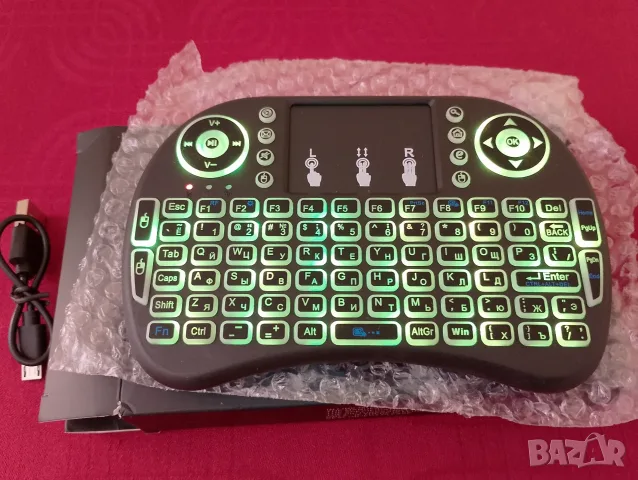 2.4G Air Mouse with Touchpad Keyboard i8 English/ Russian, снимка 6 - Дистанционни - 56074055