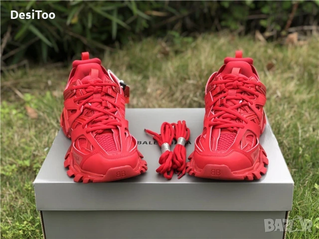 Balenciaga Track Sneaker "Red" , снимка 4 - Маратонки - 54362200