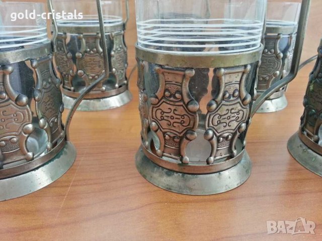  Руски стакани подстакани мнц, снимка 5 - Антикварни и старинни предмети - 29363838