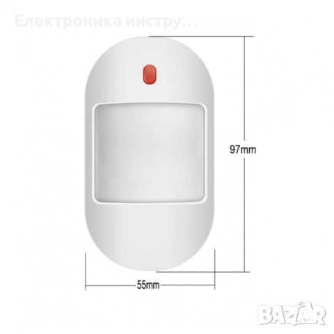 Безжичен инфрачервен сензор за движение DH-12, SmartHome, снимка 5 - Друга електроника - 44699170
