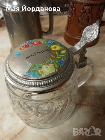 Стари, оригинални халби за бира, немски и английски. Цени от 8, 9, 22 и 25 лв., снимка 9 - Чаши - 48836010