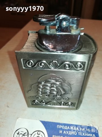 МЕТАЛНА ЗАПАЛКА КНИГА//ФРЕГАТА-ВНОС ФРАНЦИЯ 3010231031, снимка 10 - Антикварни и старинни предмети - 42775731