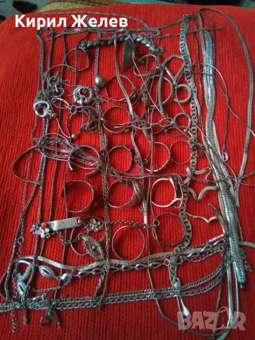 100 грама сребърни накити за поправка за реставрация за части или материал 50642, снимка 11 - Колиета, медальони, синджири - 50238798