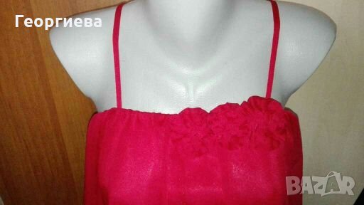 Дамски топ в червено, с красиви рози🌹🌹🌹S,M🌹🌹🌹арт.841, снимка 2 - Корсети, бюстиета, топове - 30422406