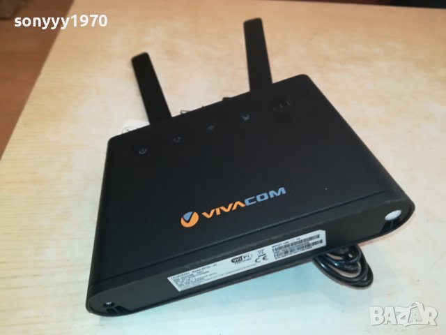 VIVACOM-РУТЕР С 2 АНТЕНИ И АДАПТЕР 2909231116, снимка 3 - Рутери - 42363766