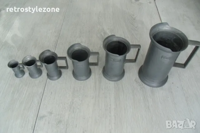 № 7736 стари метални мерки PELTRATO  - комплект - 5 броя , снимка 4 - Други ценни предмети - 47669888